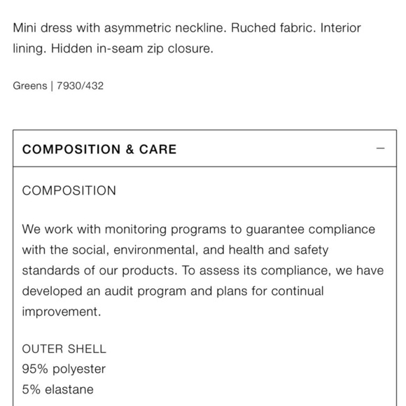 Zara Blue and Gray Tie-Dye Mini Dress - Picture 7 of 10